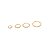 Piercing Argola Clicker em Ouro 18K Zircônias - Imagem 4