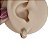 Brinco Argola Folheado Clicker Glamour - Imagem 1