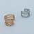 Piercing Argola Fake Folheado Circle Cristal - Imagem 5