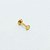 Piercing Labret em Titânio Redondo Textura - Imagem 5