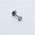 Piercing Labret em Titânio Redondo Textura - Imagem 6