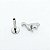 Piercing Labret em Aço Cirúrgico PVD Dino Zircônia - Imagem 8