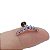 Piercing Labret Cascata em Titânio PVD Nine Boreal - Imagem 2