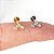 Piercing Labret em Titânio Folha Três Zircônia Navete - Imagem 2