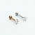 Piercing Microbell Reto em Aço PVD Quadrado 4,5mm - Imagem 2