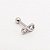 Piercing Microbell Reto em Aço PVD Infinito - Imagem 2