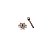 Piercing Microbell em Titânio Flor - Imagem 3