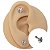 Piercing Microbell em Titânio Flor - Imagem 1