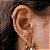 Piercing Microbell Reto RE em Titânio com Zircônia - Imagem 3