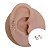 Piercing Australiano Microbell em Ouro 18K Heart - Imagem 1
