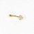 Piercing Banana em Ouro 18k Coração - Imagem 2