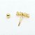 Piercing Microbell Ouro 18K Coroa Zircônias - Imagem 5