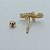 Piercing Microbell Ouro 18K Iguana Zircônias - Imagem 3
