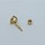 Piercing Microbell Ouro 18K Coração Zircônias - Imagem 4