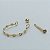 Piercing Argola Meia Lua Ouro 18K Micro Zircônias - Imagem 4