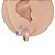 Brinco Argola Folheado Clicker Victoria - Imagem 1