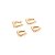 Brinco Argola Clicker Folheado Amsterdan - Imagem 6