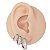 Brinco Argola Clicker Folheado Sicilia - Imagem 10