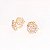 Brinco Argola Folheado Clicker Flowers - Imagem 4
