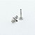 Piercing Labret Trilion com Pérola em Aço - Imagem 5