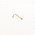 Piercing Folheado Nariz Mini Bolinha Dourado - Imagem 2