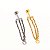 Piercing Labret em Titânio Correntes Five - Imagem 2
