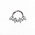 Piercing Argola Clicker em Titânio PVD Zircônias e Opalas - Imagem 5