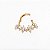 Piercing Argola Clicker em Titânio PVD Zircônias e Opalas - Imagem 4