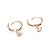 Brinco Argola Folheado Clicker Com Pingente Eye - Imagem 9