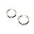 Brinco Argola Folheado Clicker Redondo - Imagem 5