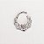 Piercing Argola em Aço Cirúrgico Morcego Zircônia Cravejada - Imagem 6