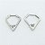 Brinco Argola Folheado Clicker Diamante BO$$ - Imagem 5