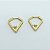 Brinco Argola Folheado Clicker Diamante BO$$ - Imagem 8