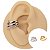Piercing Argola Folheada Fake Triplo Bold - Imagem 1