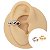 Piercing Argola Folheada Fake Balls Bold - Imagem 1