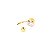 Piercing Banana em Titânio Com Strass Cristal Batterye - Imagem 7