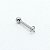 Piercing Microbell Reto em Aço PVD Coração Minimalista Bola 3mm - Imagem 4
