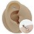 Piercing Microbell Reto em Aço PVD Coração Minimalista Bola 3mm - Imagem 1