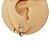 Brinco Argola Clicker Folheado Cristal - Imagem 1