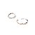 Brinco Argola Clicker Folheado Cristal - Imagem 5