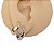Brinco Argola Clicker Folheado Disco - Imagem 1