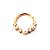 Piercing Argola Clicker Ouro 18K Perolas - Imagem 3