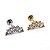 Piercing Labret Cascata em Aço Cirúrgico PVD Trilion Five - Imagem 2