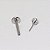 Piercing Labret Plug em Aço Cirúrgico Coração Zircônia - Imagem 6