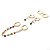 Mix Brincos Argola Folheado Corrente Color - Imagem 2