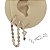 Mix Brincos Argola Folheado Corrente Color - Imagem 1