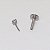 Piercing Labret Plug em Aço Cirúrgico Quadrado Zircônia - Imagem 5