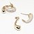 Brinco Ear Jacket Folheado Gota Zircônia - Imagem 5
