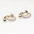 Brinco Ear Jacket Folheado Gota Zircônia - Imagem 3