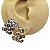 Brinco Argola Clicker Folheado Ursinho Teodor - Imagem 1
